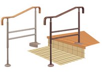 Amazon.co.jp: アロン化成 安寿 上がりかまち用手すり SM-950F 玄関の